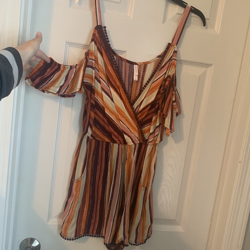 orange romper